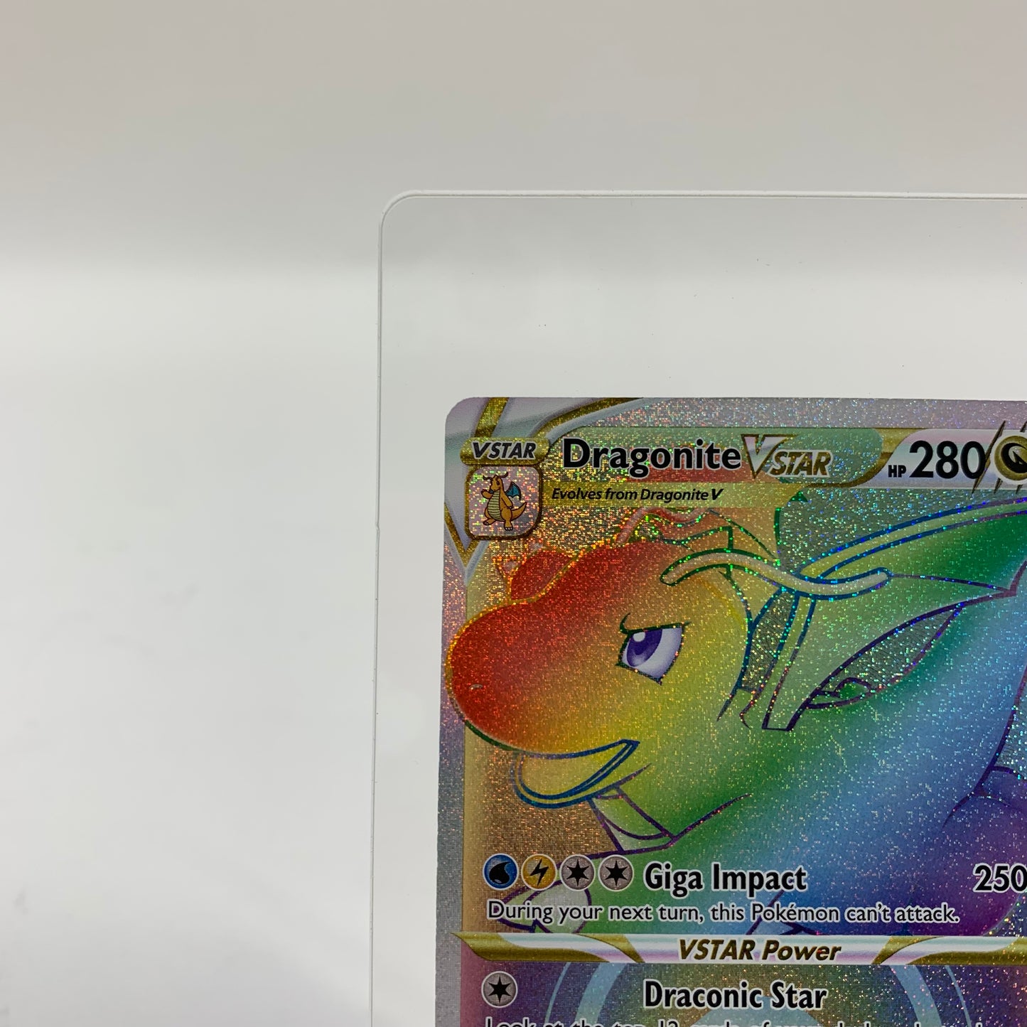 Pokémon TCG Pokémon Go Dragonite VSTAR 081/078 Holo Textured English