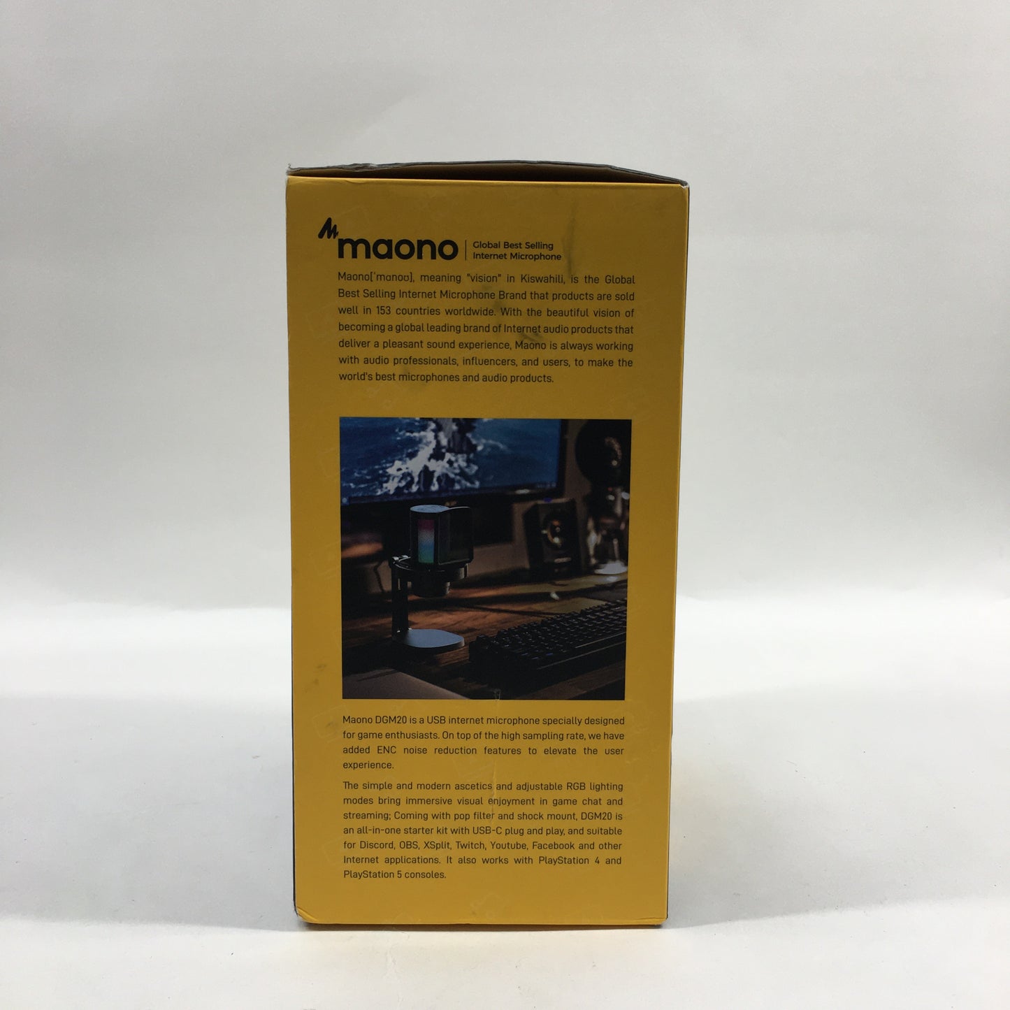 Maono Gaming USB Microphone 50Hz - 20kHz Gaming Microphone DGM20