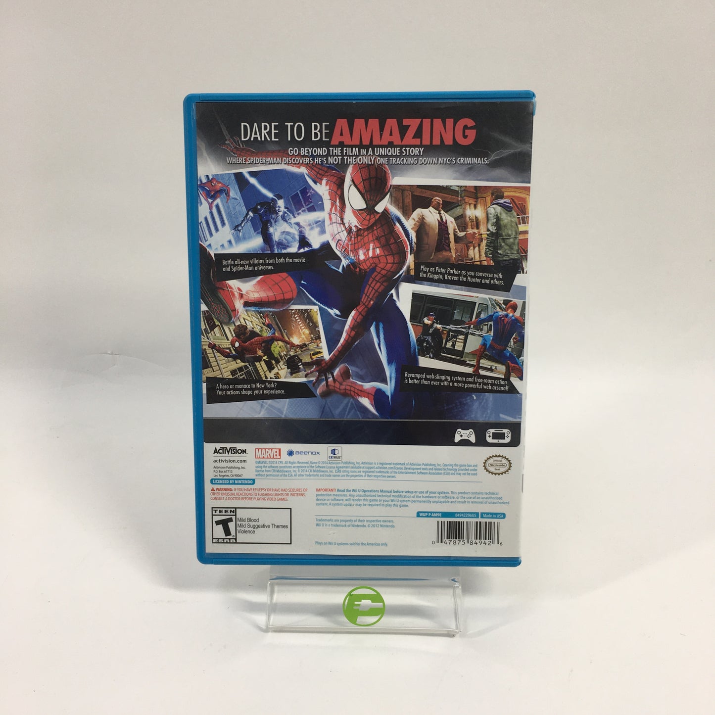 Amazing Spiderman 2 (Nintendo Wii U, 2014)