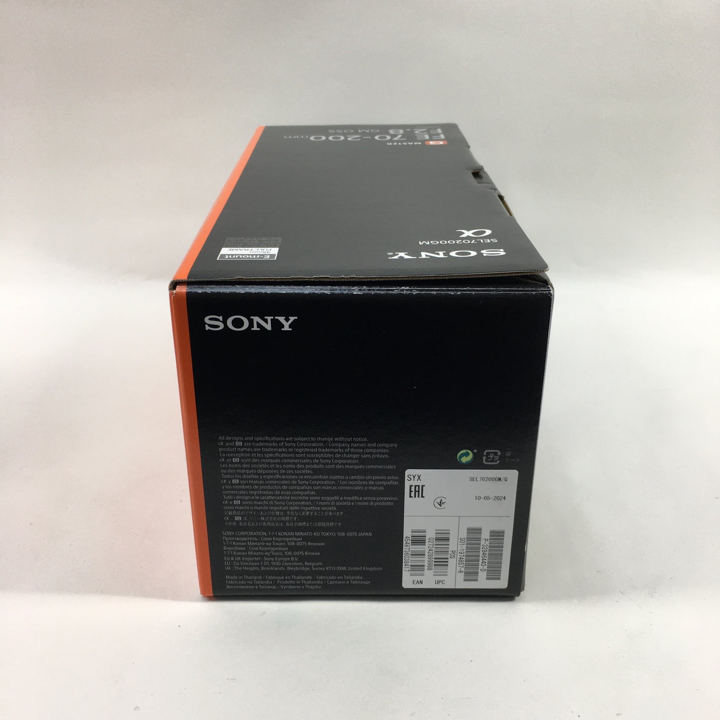 Sony SEL70200GM 70-200mm f/2.8 E-Mount Telephoto Zoom Lens SEL70200GM