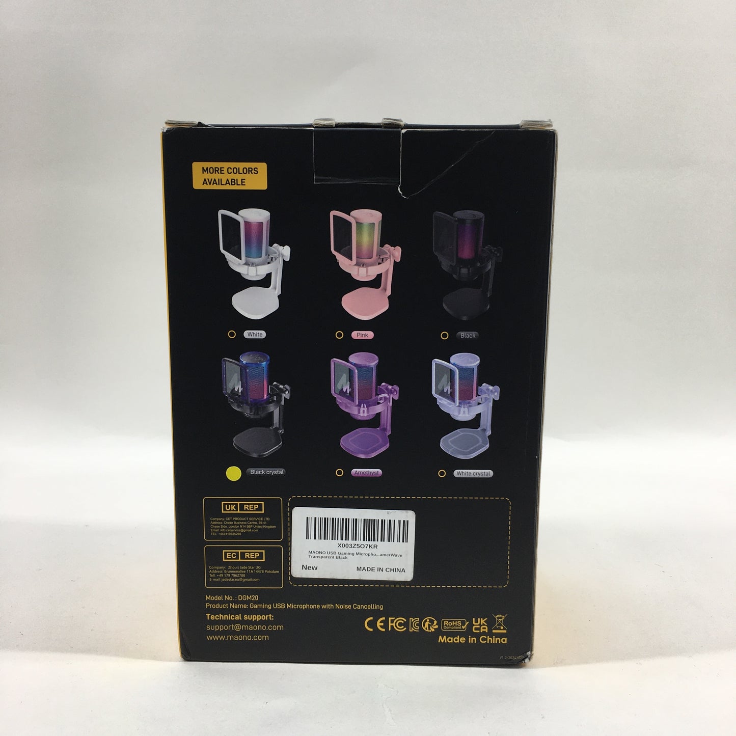 Maono Gaming USB Microphone 50Hz - 20kHz Gaming Microphone DGM20