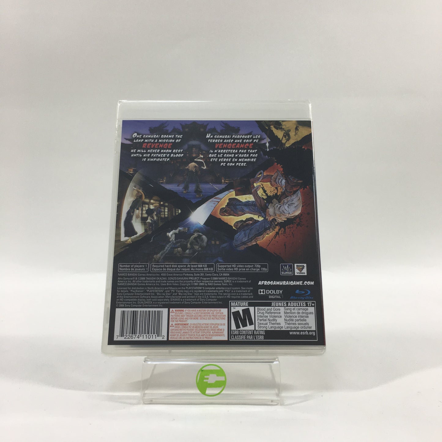 New Afro Samurai (Sony PlayStation 3 PS3, 2009)