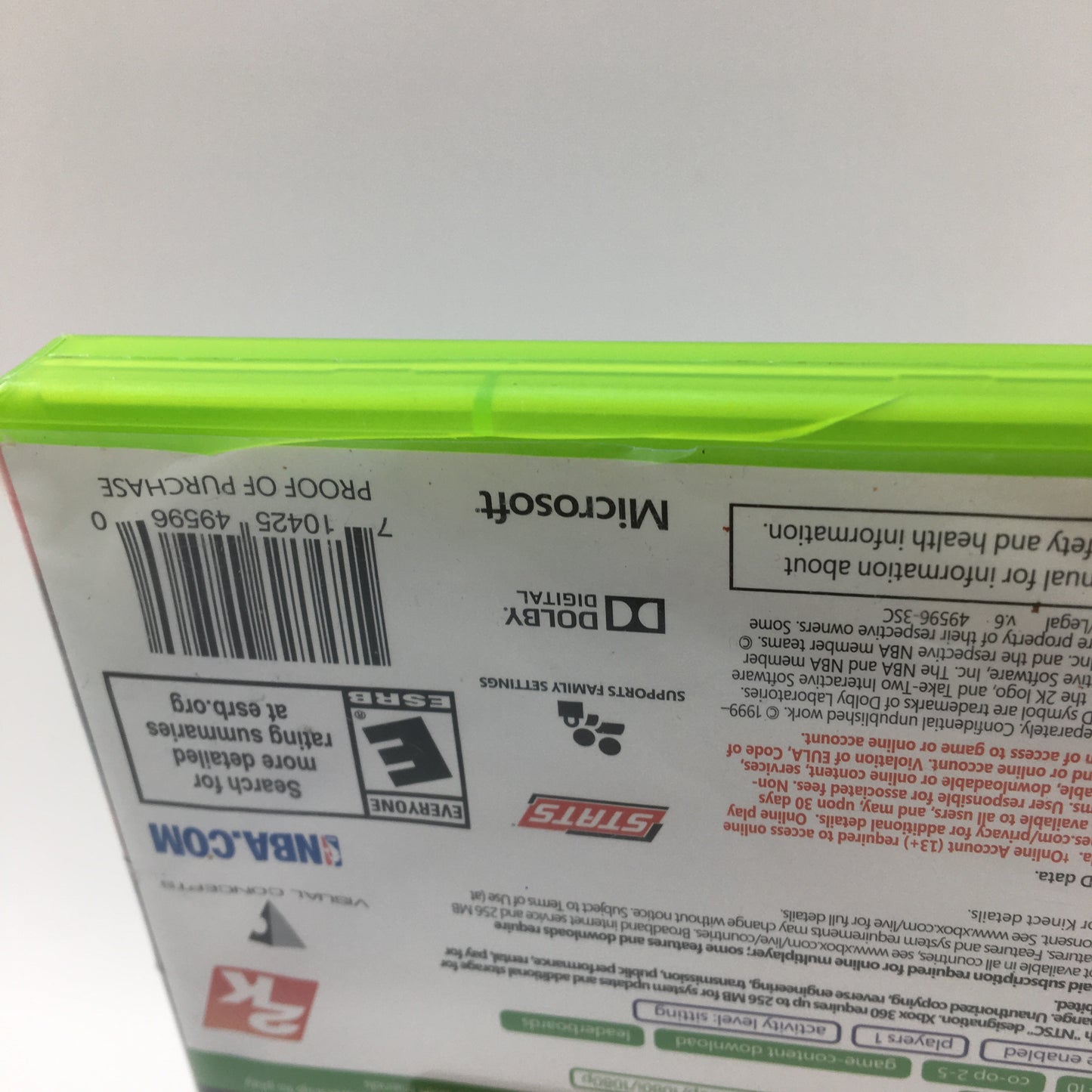 NBA 2K16 (Microsoft Xbox 360, 2015)