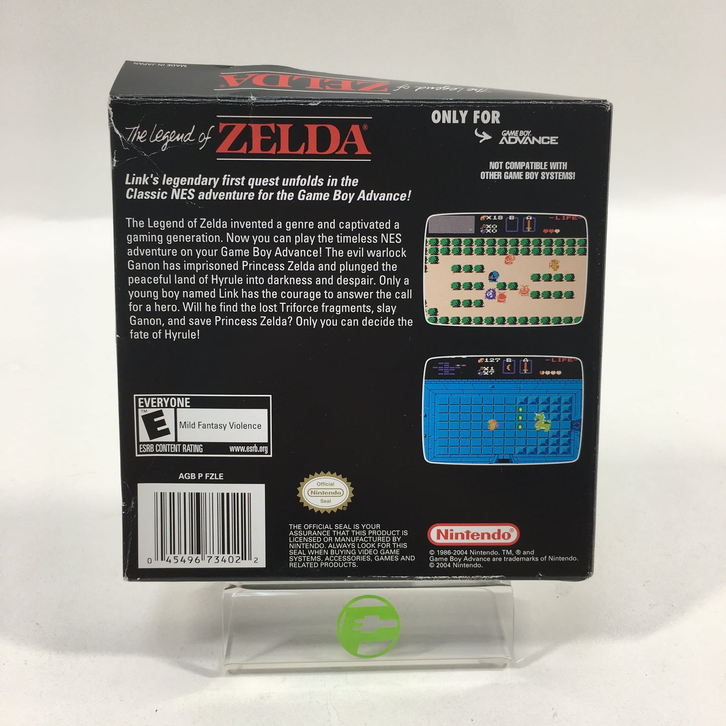 Zelda NES Classics (Nintendo GameBoy Advance, 2004)