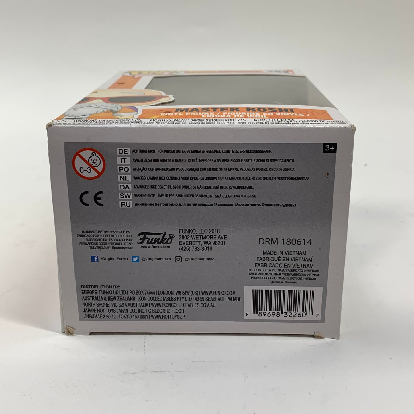 New Funko POP! Dragon Ball Z Master Roshi Vinyl Figure #382