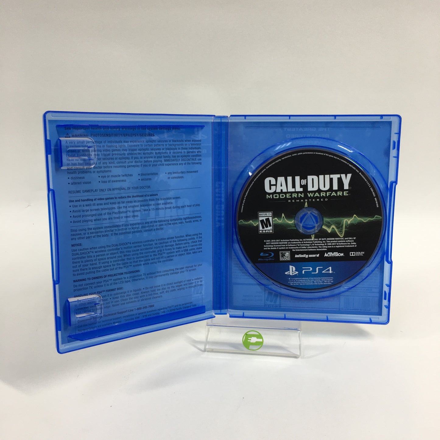 Call of Duty: Modern Warfare Remastered (Sony PlayStation 4 PS4, 2017)