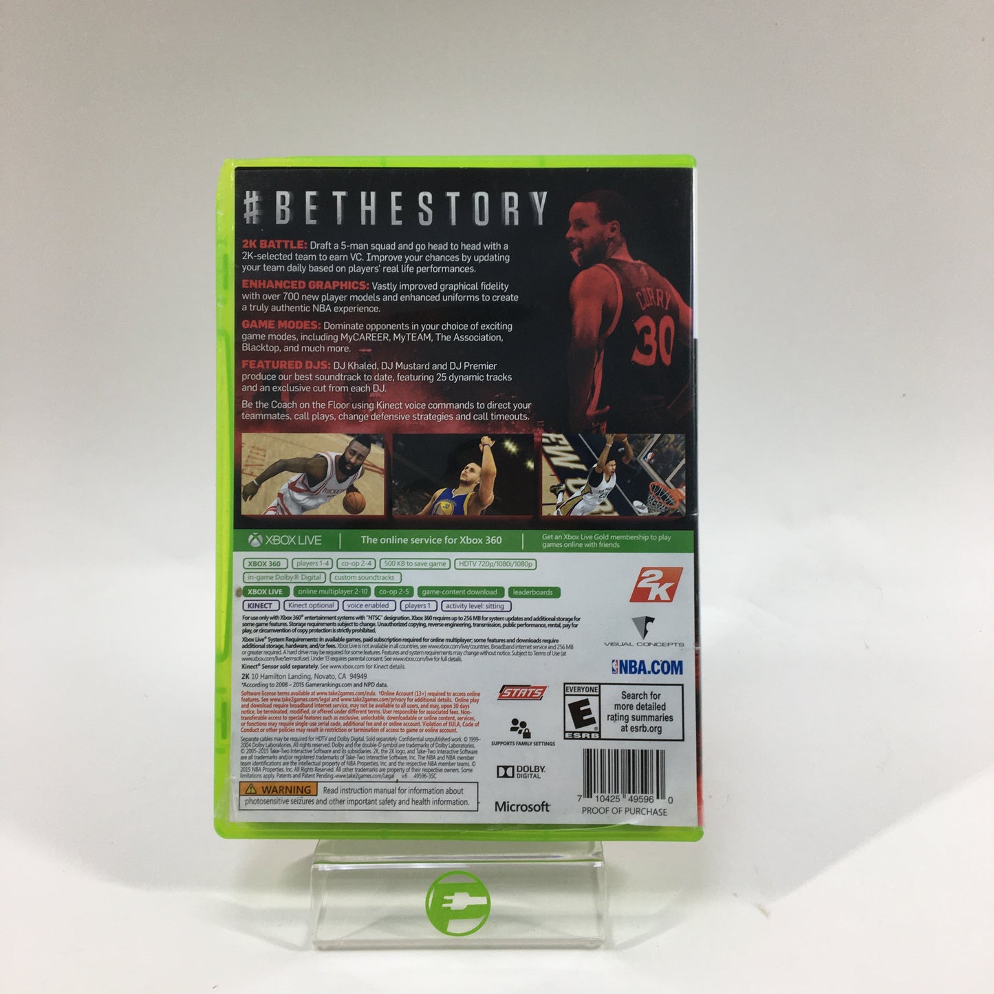 NBA 2K16 (Microsoft Xbox 360, 2015)