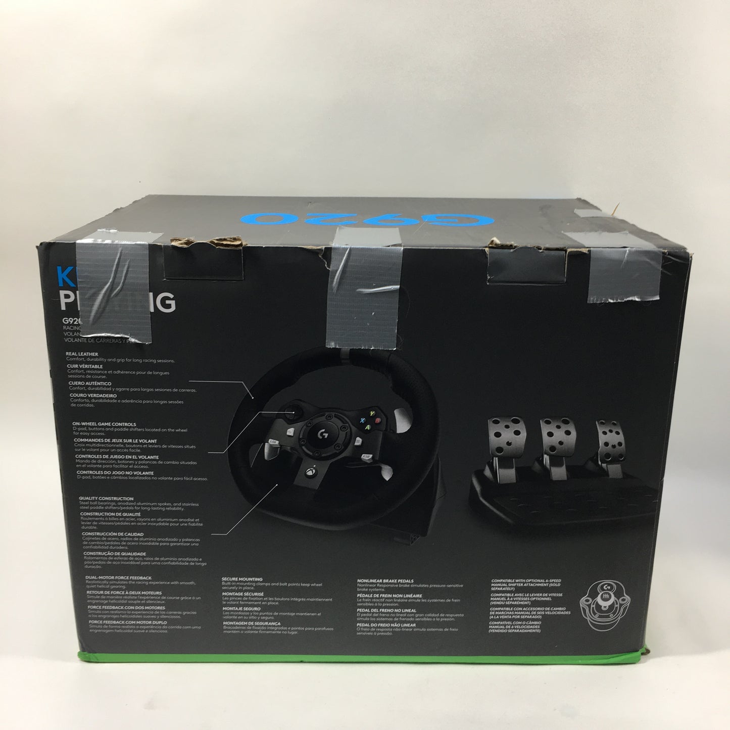Logitech G920 Gaming Steering Wheel and Pedal Set 941-000121