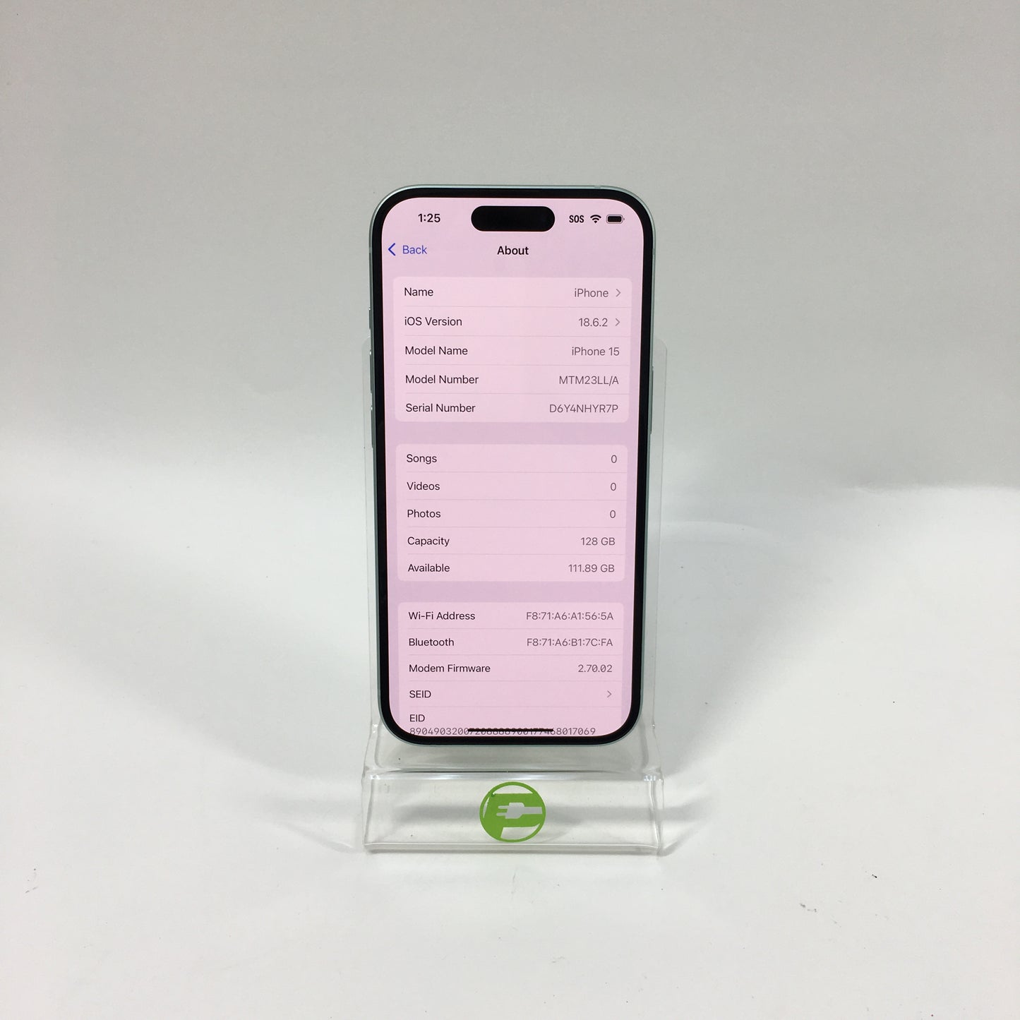 T-Mobile Apple iPhone 15 128GB Green MTM23LL/A