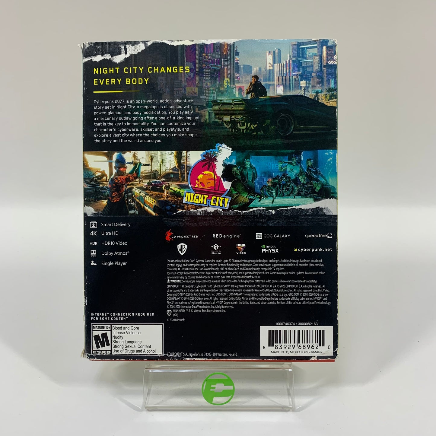 Cyberpunk 2077 (Microsoft Xbox One, 2020)
