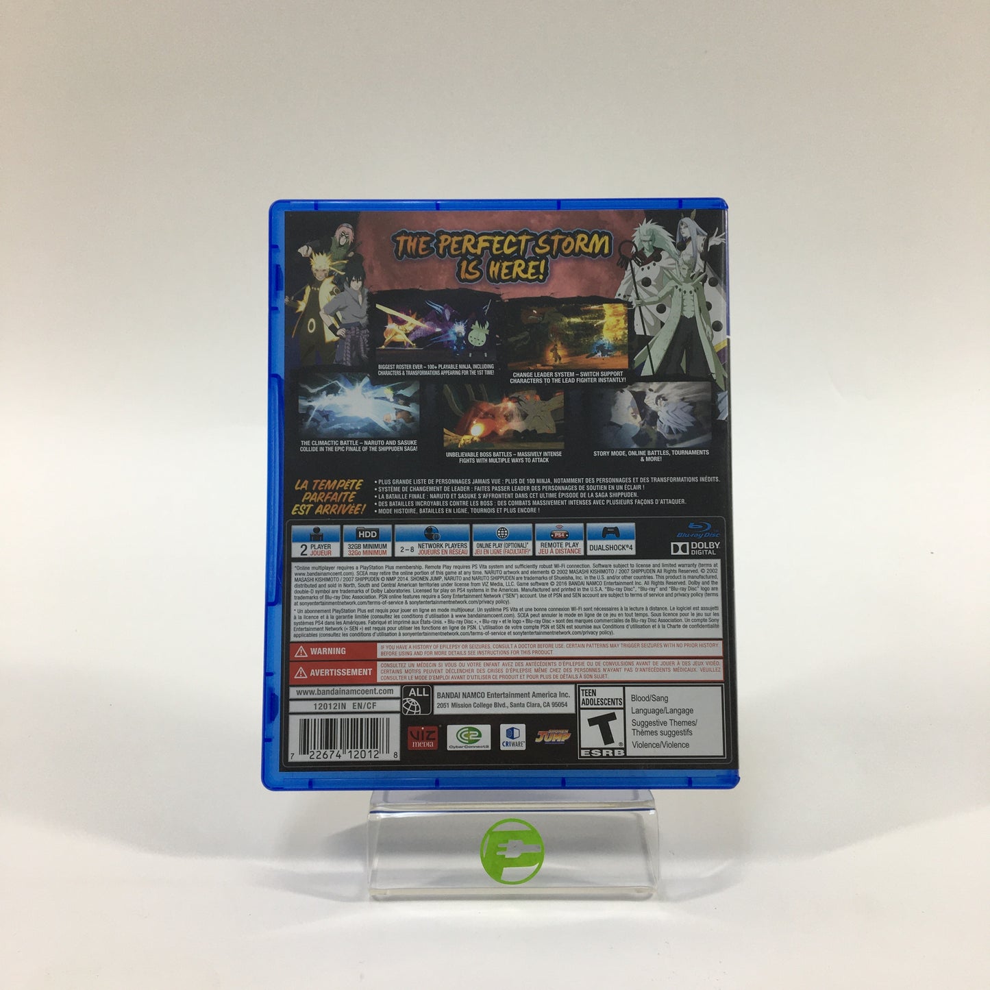 Naruto Shippuden Ultimate Ninja Storm 4 (Sony PlayStation 4 PS4, 2016)