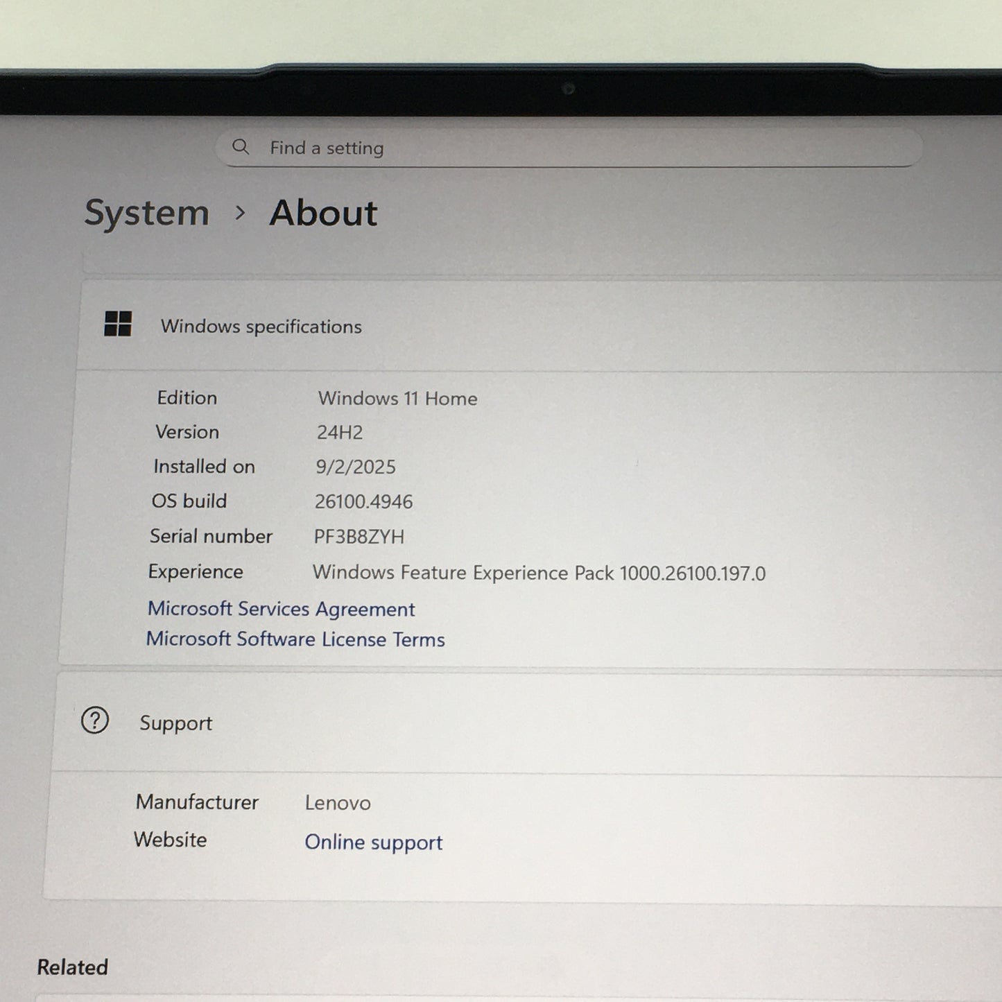 Lenovo Slim 7 PRO 14" I7-11370H 3.3GHz 16GB RAM 1TB SSD