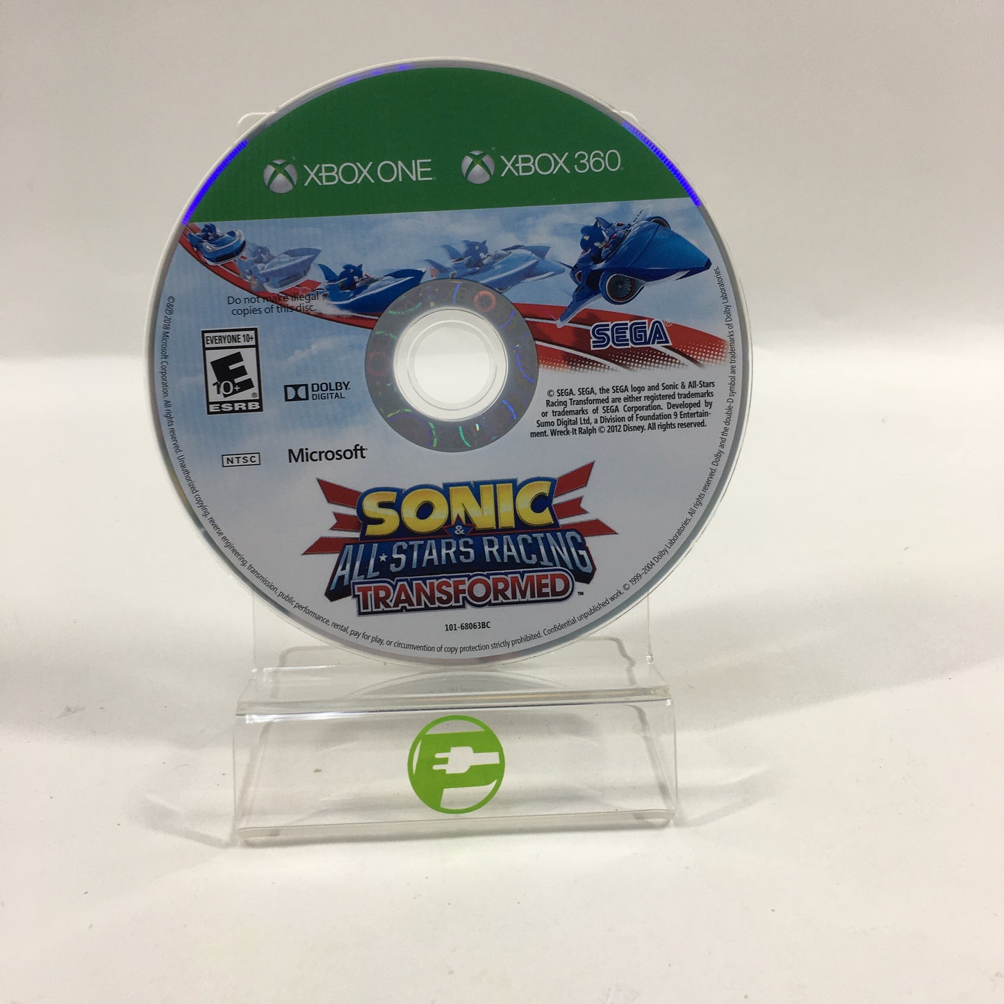 Sonic & All-Stars Racing Transformed (Microsoft Xbox One, 2016)