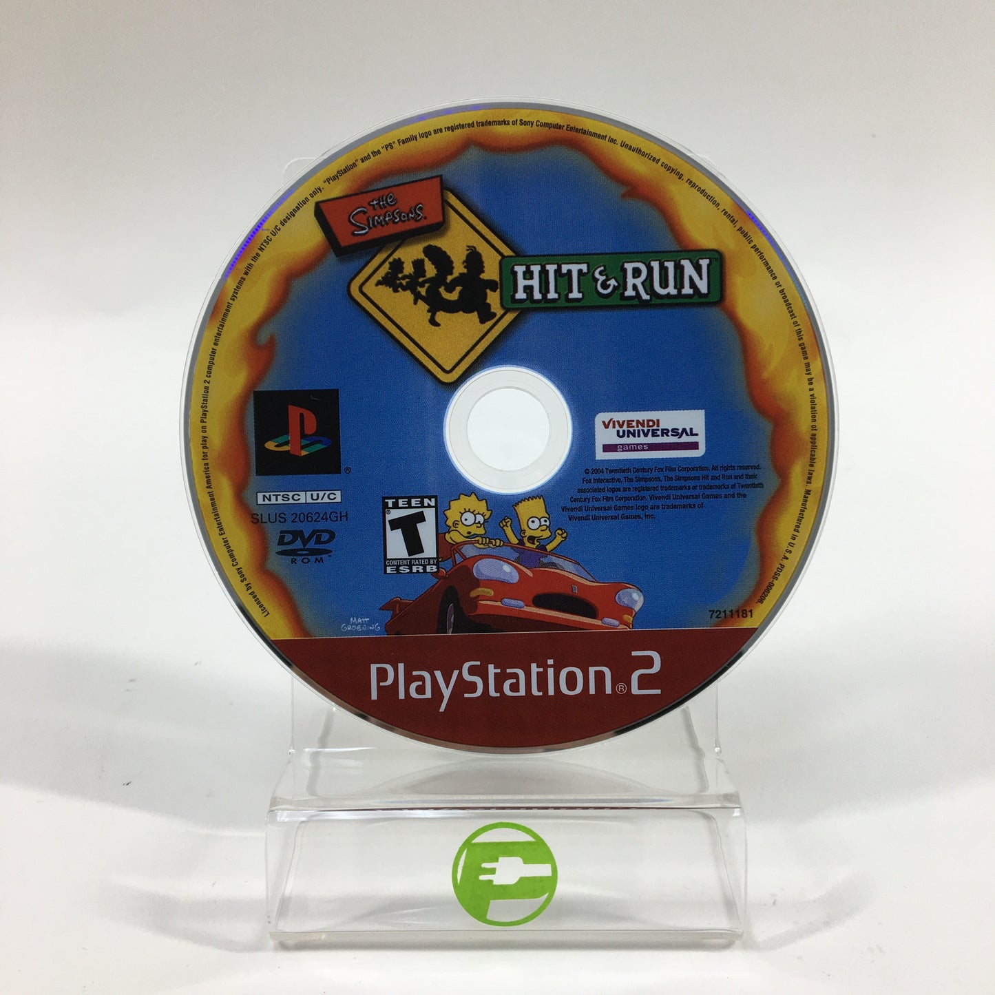 The Simpsons Hit and Run (Sony PlayStation 2 PS2, 2003) Disc Only