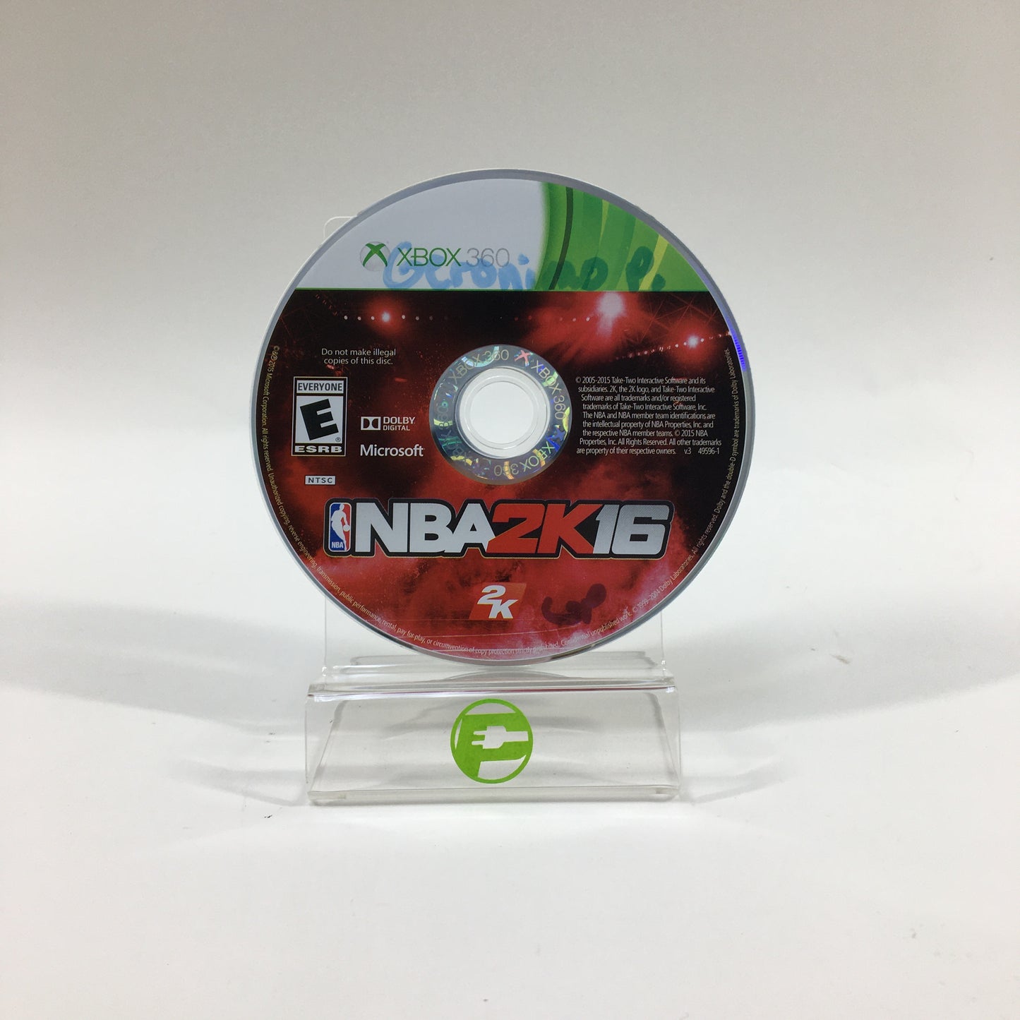 NBA 2K16 (Microsoft Xbox 360, 2015)