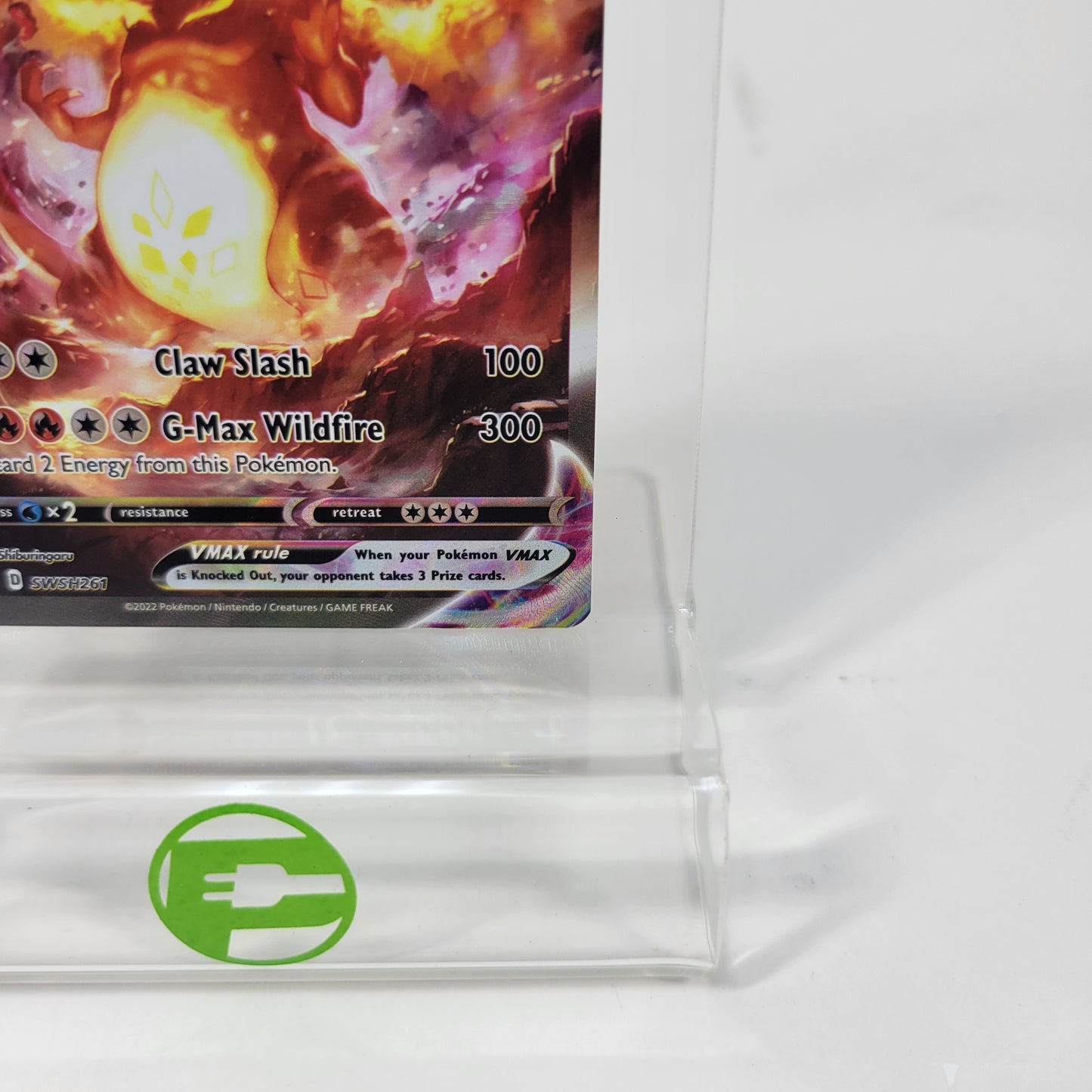 Pokémon TCG Sword & Shield Charizard VMAX SWSH261 Holo Textured English
