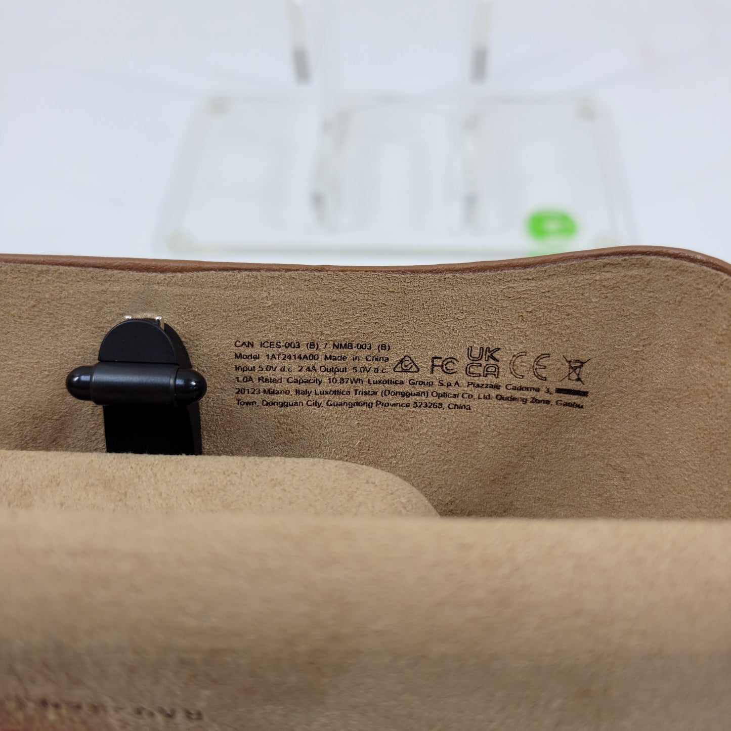 Ray-Ban Meta Wayfarer Gen 1 Matte Black Polarized RW4006 601ST3 AI Smart Glasses