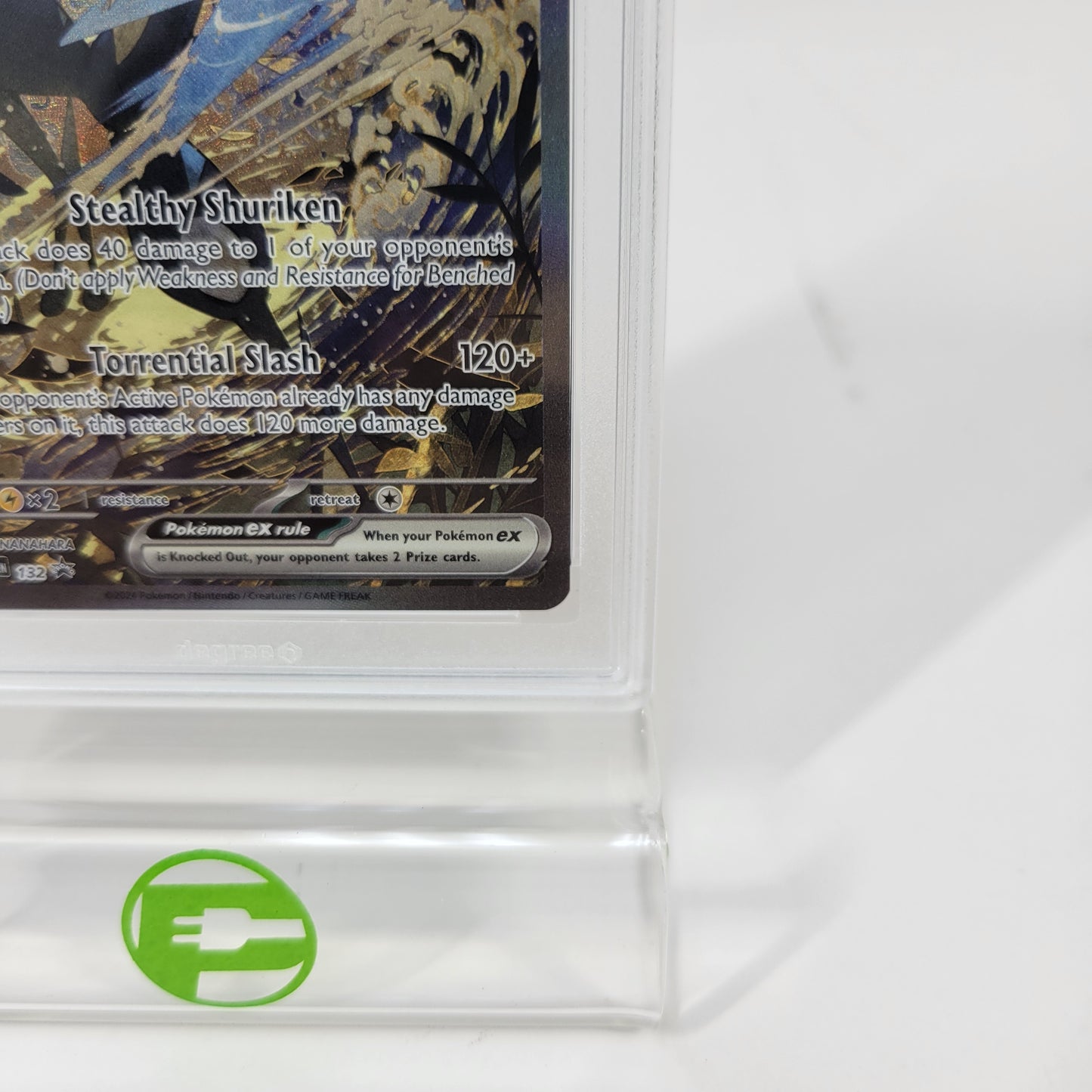 Pokémon TCG Scarlet & Violet Promos Greninja ex 132 Holo Textured English