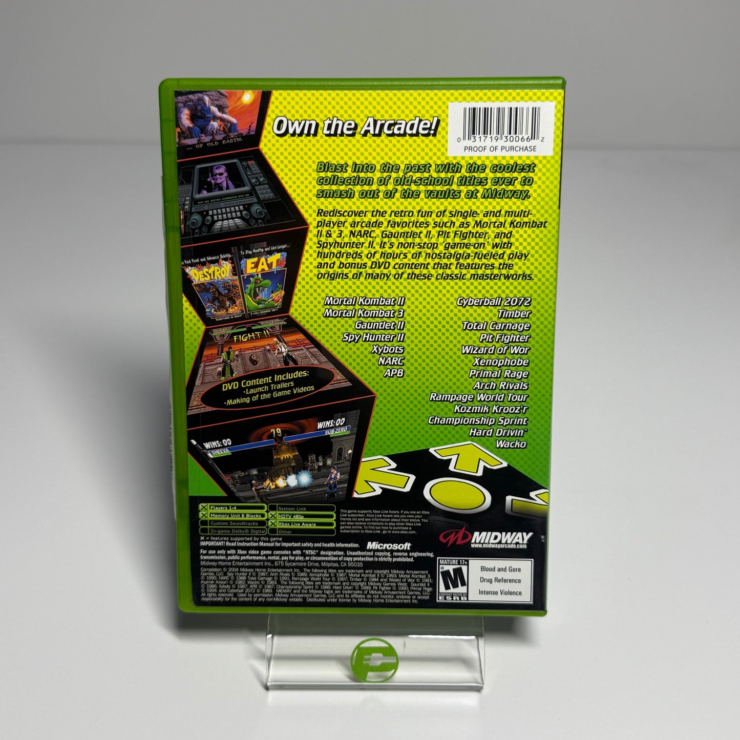 Midway Arcade Treasures 2 (Microsoft Xbox, 2004)