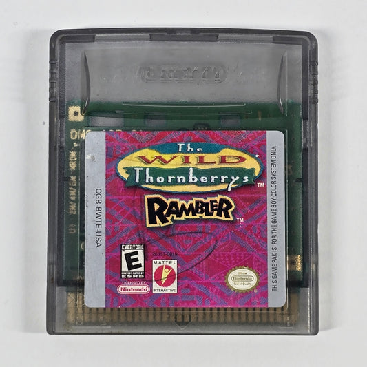 Wild Thornberry's Rambler (Nintendo GameBoy Color, 2000) Cartridge Only