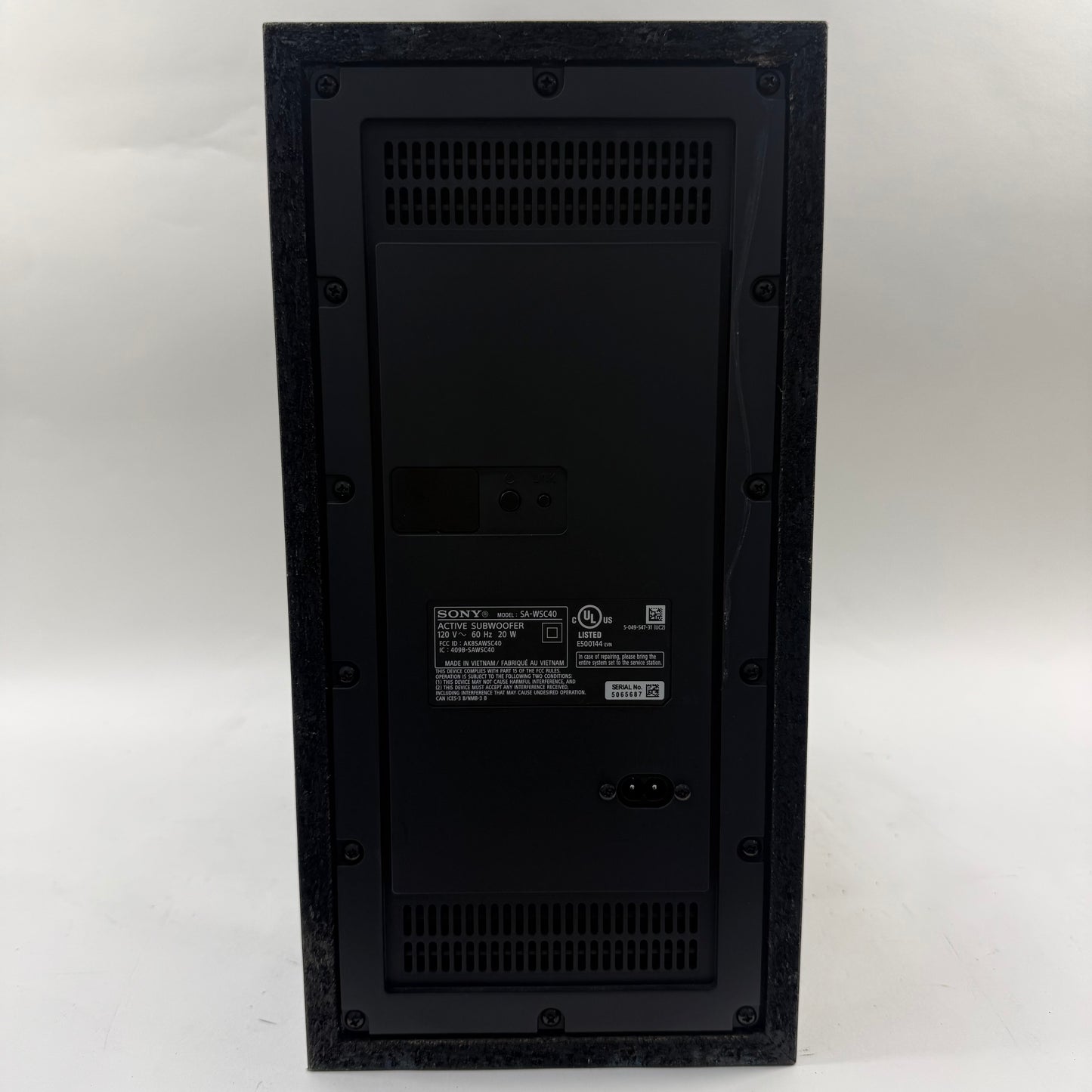 Sony  2.1 Channel Sound Bar/Subwoofer Soundbar Black HT-SC40