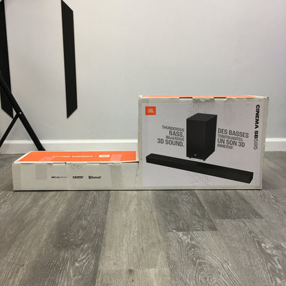 JBL Cinema 3.1.2 Ch Soundbar with true Dolby Atmos Black SB595
