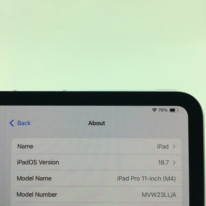 Unlocked Apple iPad Pro 11" M4 256GB Silver MVW23LL/A