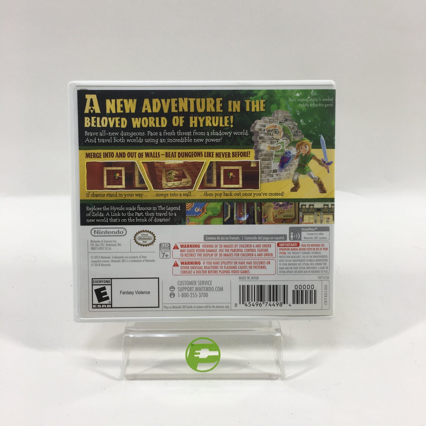 Zelda A Link Between Worlds [Nintendo Selects] (Nintendo 3DS, 2018)