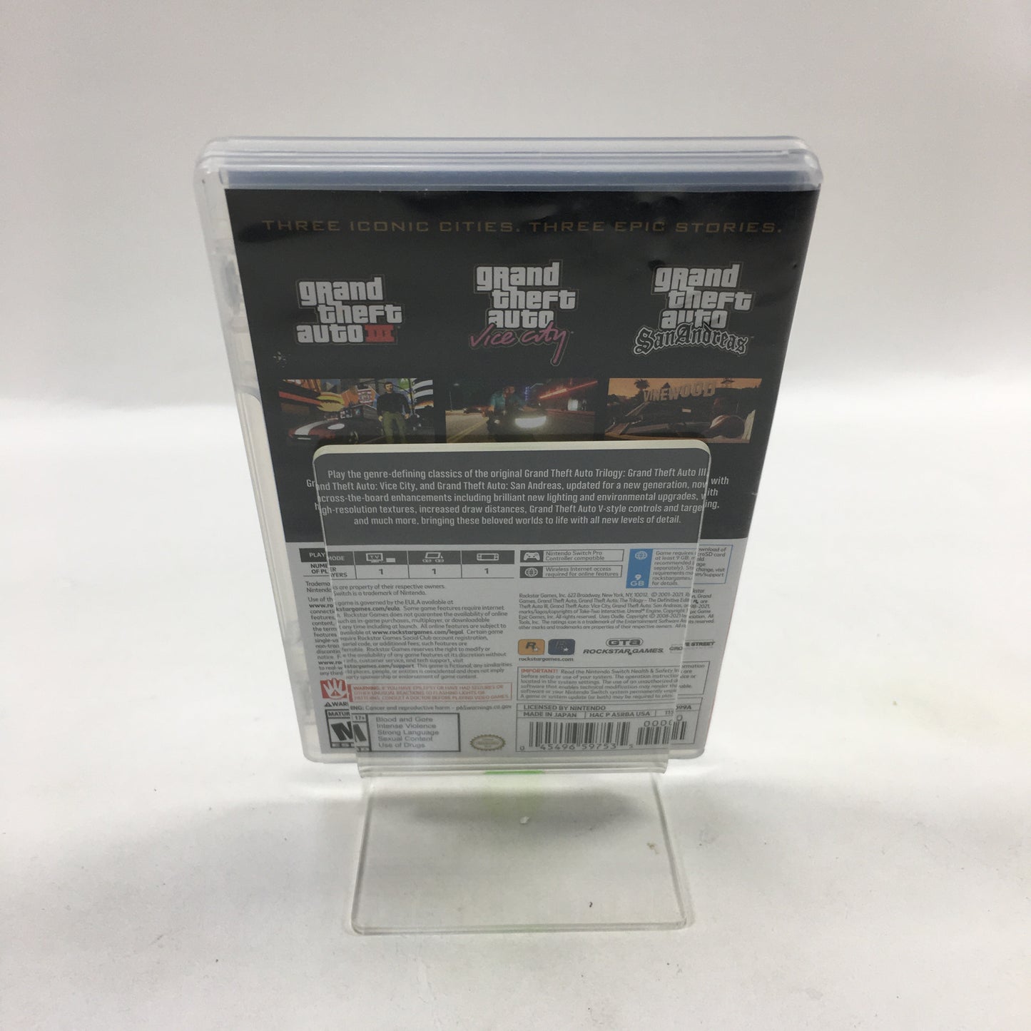 Grand Theft Auto: The Trilogy [Definitive Edition] (Nintendo Switch, 2022)