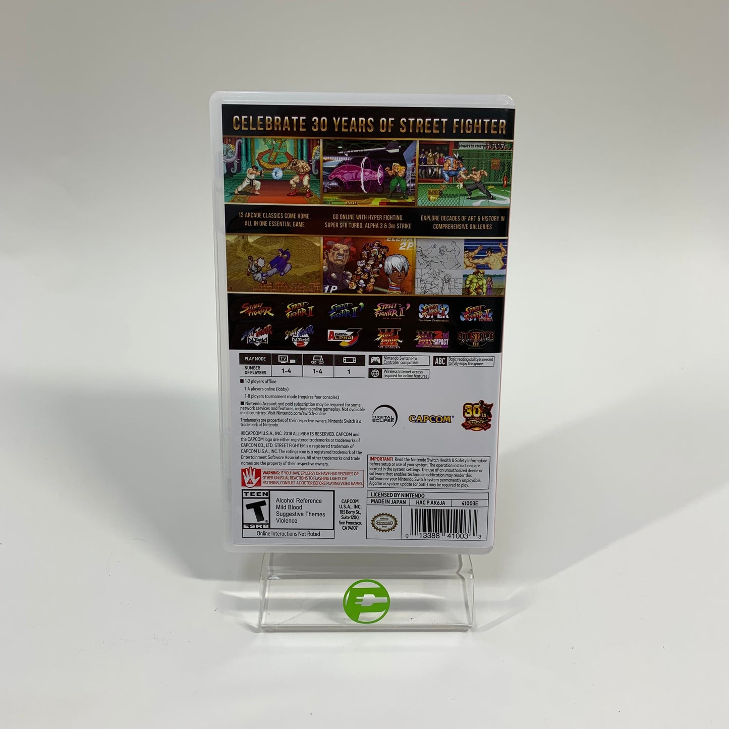 Street Fighter 30th Anniversary Collection (Nintendo Switch, 2018)
