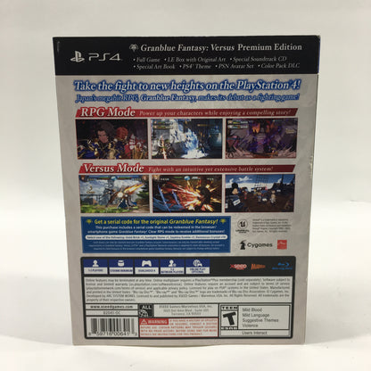 Granblue Fantasy: Versus [Premium Edition] (Sony PlayStation 4 PS4, 2020)
