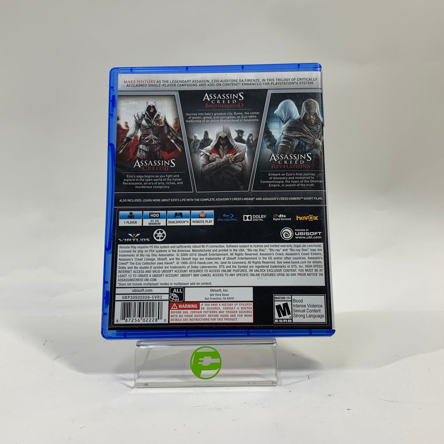 Assassin's Creed The Ezio Collection (Sony PlayStation 4 PS4, 2016)