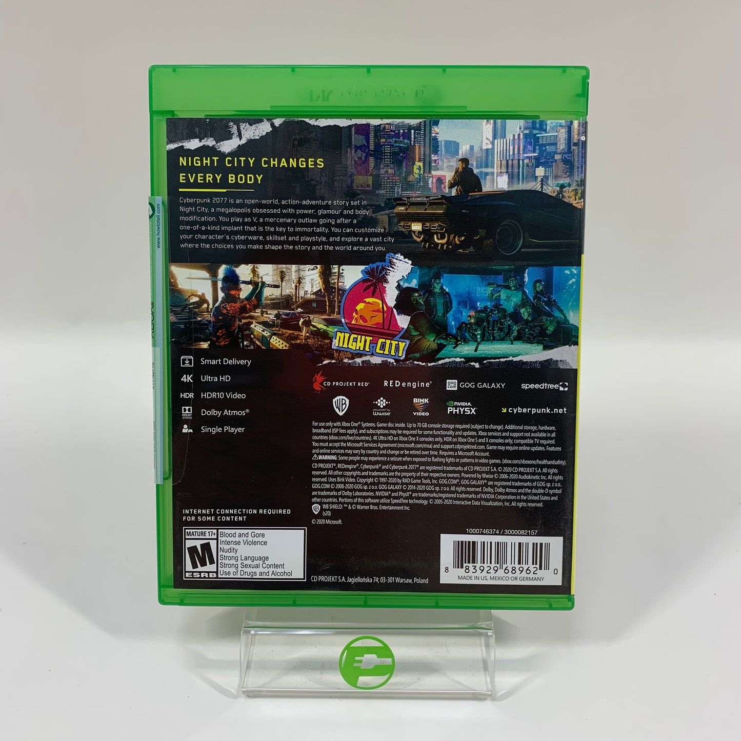Cyberpunk 2077 (Microsoft Xbox One, 2020)