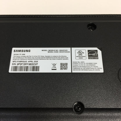 Samsung 5.1 Channel Soundbar with DTS Virtual:X & Wireless Subwoofer HW-B73CD