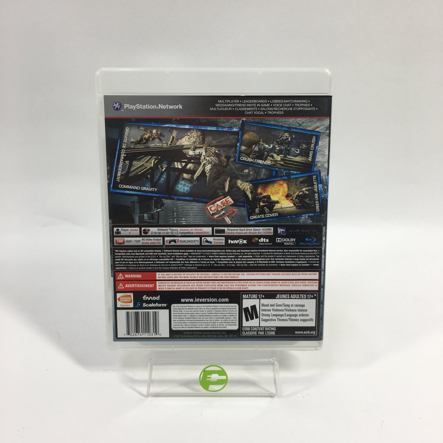 Inversion (Sony PlayStation 3 PS3, 2012)