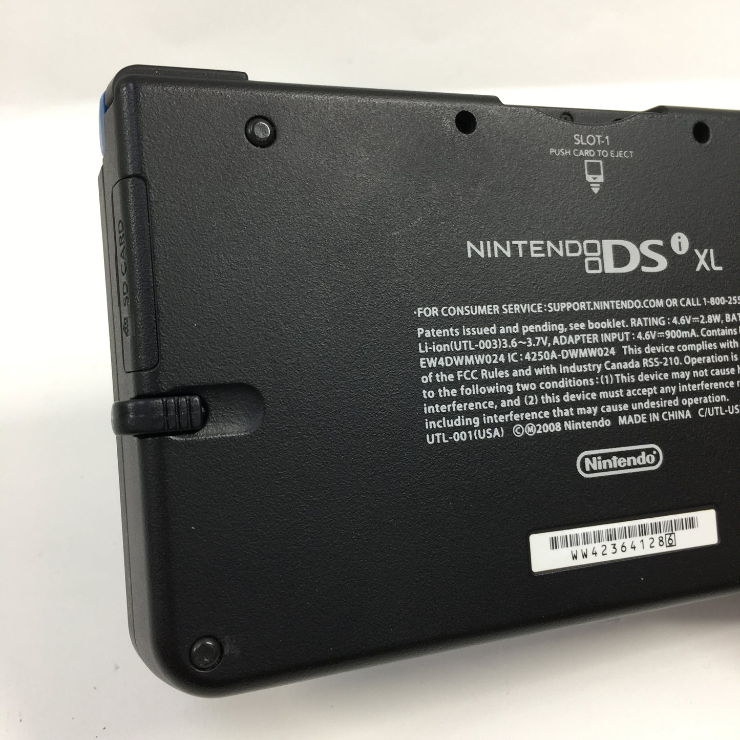 Nintendo DSi XL Handheld Game Console Only UTL-001 Black/Blue