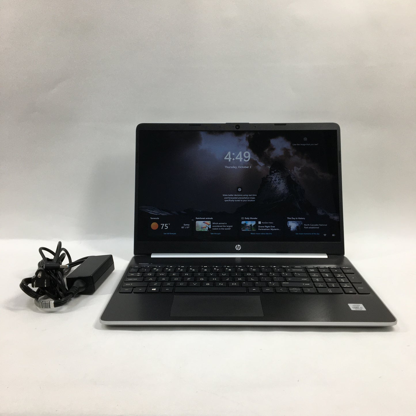 HP NoteBook 15-DY1071WM 15.6" i7-1065G7 1.3GHz 8GB RAM 256GB SSD