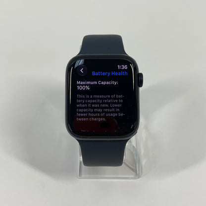 GPS Only Apple Watch SE 3 44MM Midnight Aluminum Midnight Sport Band MEHQ4LW/A