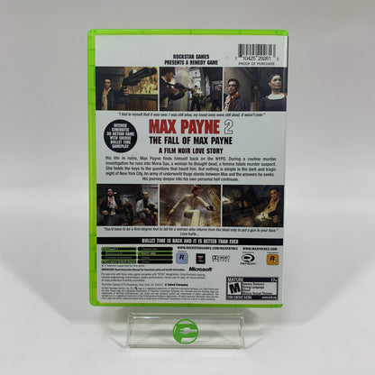 Max Payne 2 Fall of Max Payne (Microsoft Xbox, 2003)