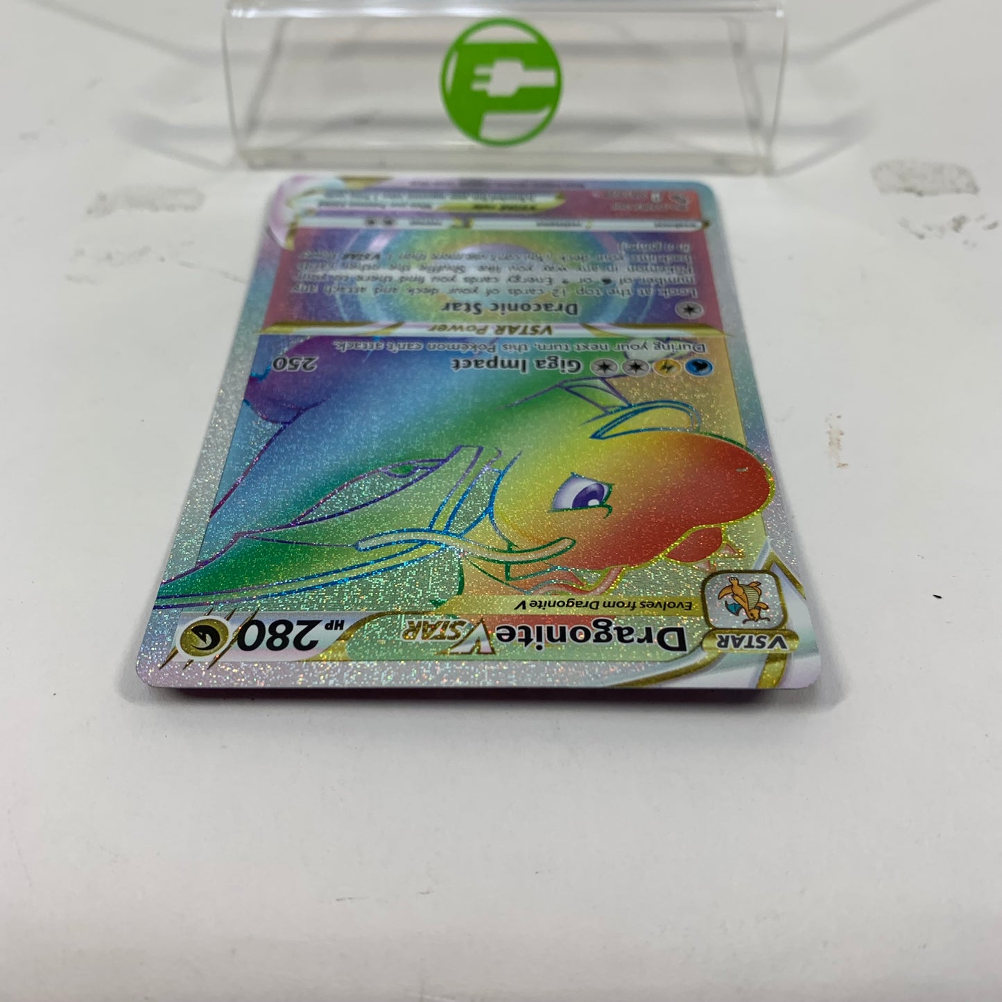 Pokémon TCG Pokémon Go Dragonite VSTAR 081/078 Holo Textured English