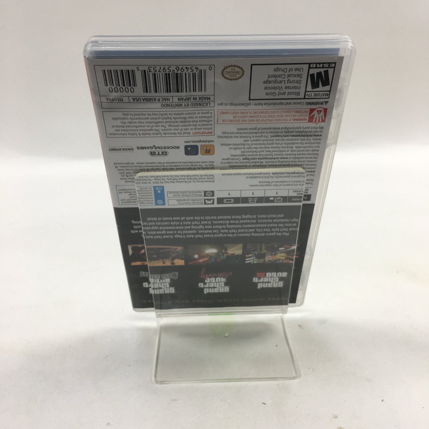 Grand Theft Auto: The Trilogy [Definitive Edition] (Nintendo Switch, 2022)