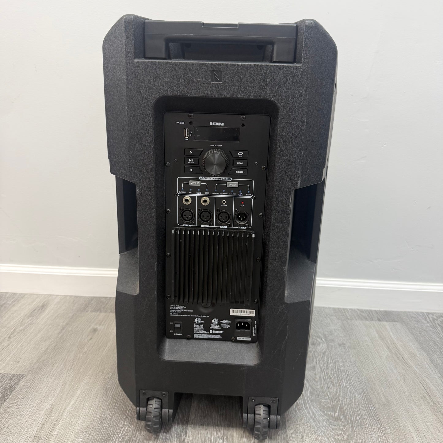 ION Total PA Extreme Powered PA Speaker Black
