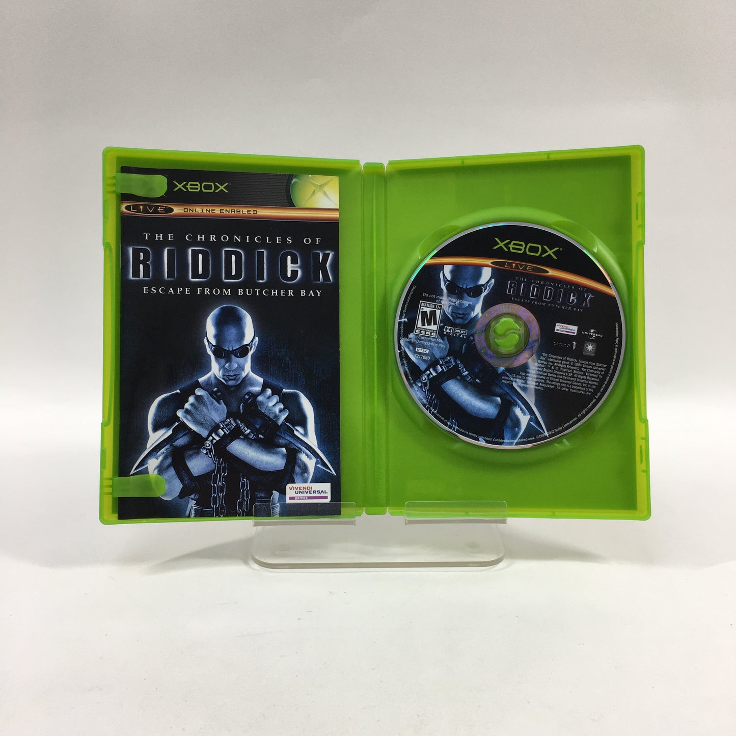 Chronicles of Riddick: Escape from Butcher Bay (Microsoft Xbox, 2004)