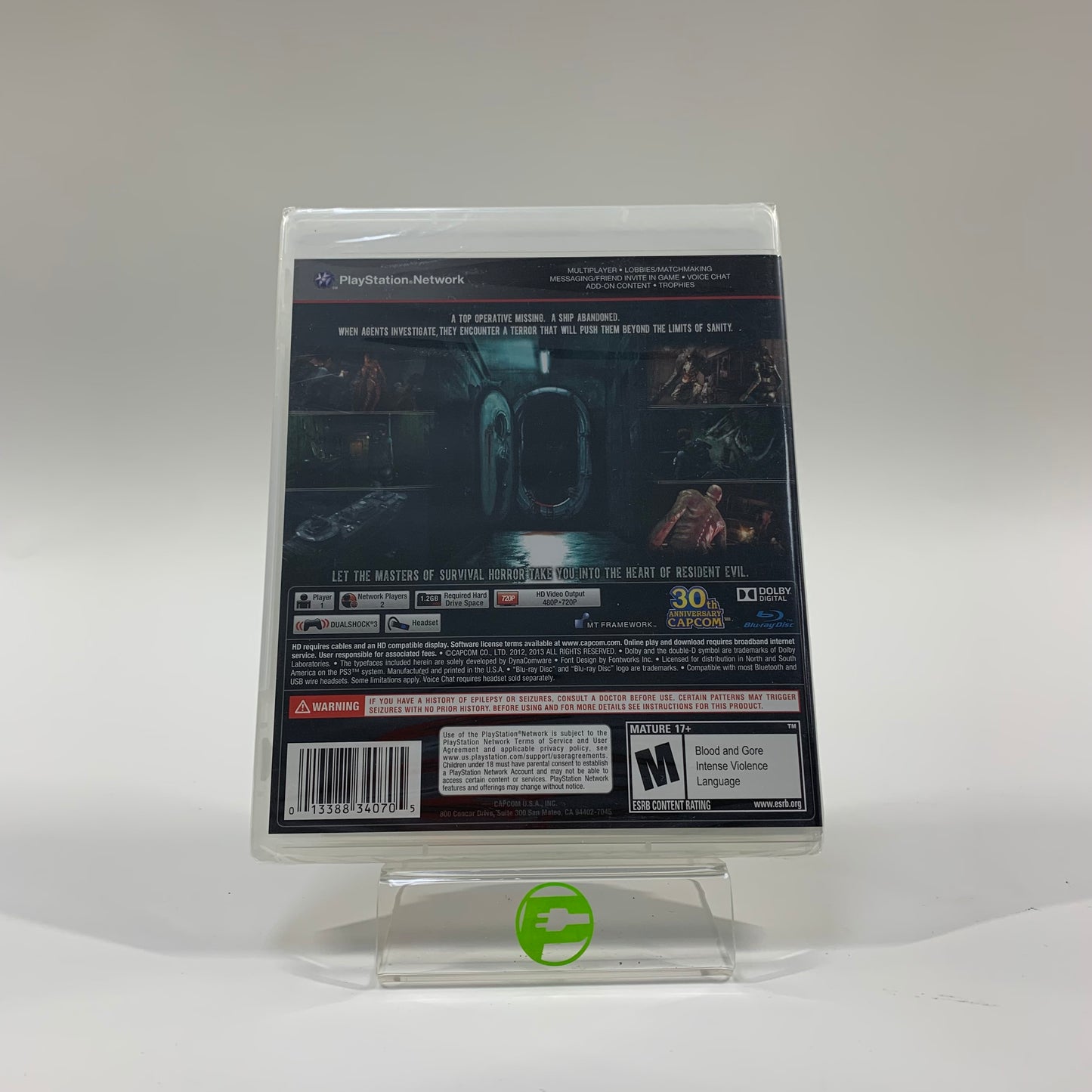 New Resident Evil Revelations (Sony PlayStation 3 PS3, 2013)