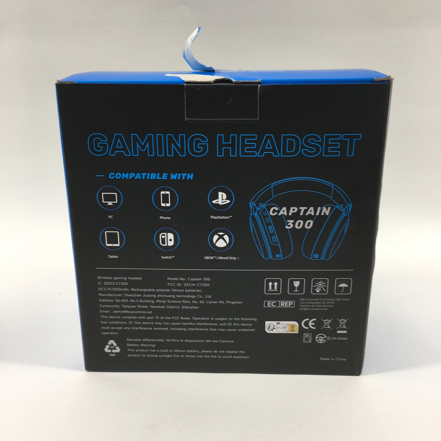 Gtheos Captian 300 Gaming Headset White CAPTIAN 300