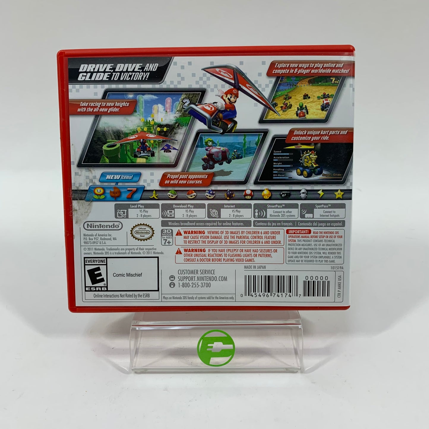 Mario Kart 7 (Nintendo 3DS, 2011)