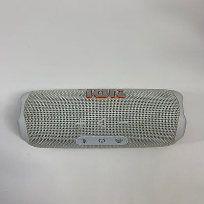 JBL Flip 7 Portable Waterproof Bluetooth Speaker White JBLFLIP7WHTAM