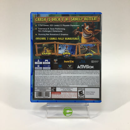 Crash Bandicoot N. Sane Trilogy (Sony PlayStation 4 PS4, 2018)