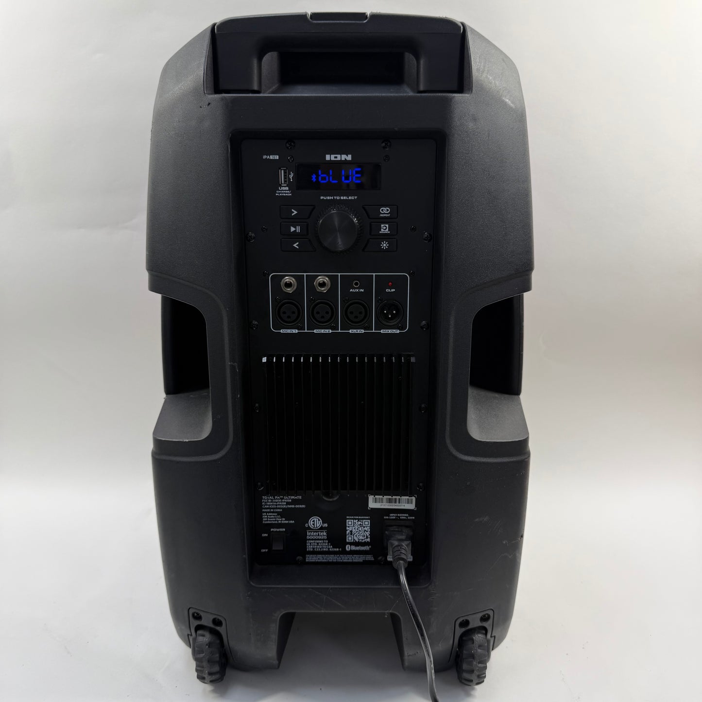 ION Total PA Ultimate Bluetooth Speaker Black IPA161