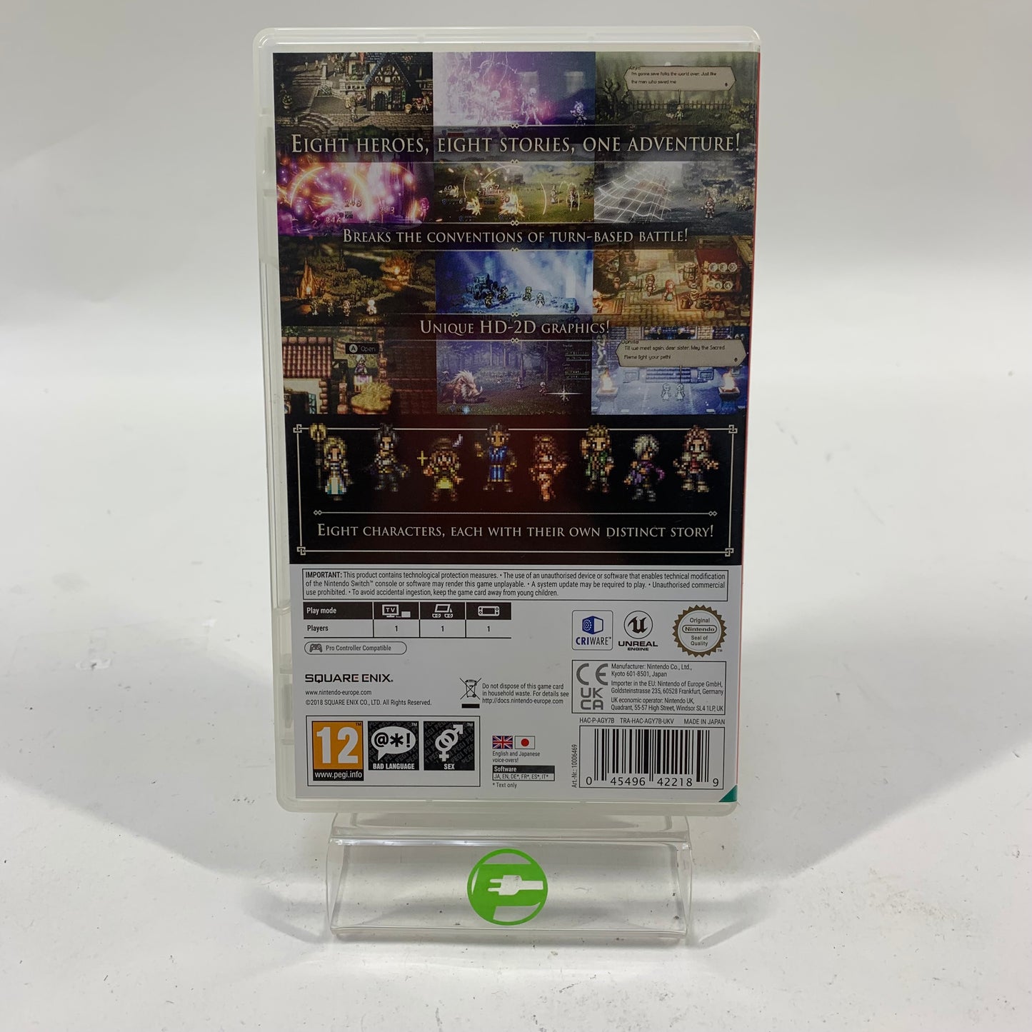 Octopath Traveler (Nintendo Switch, 2018) PAL